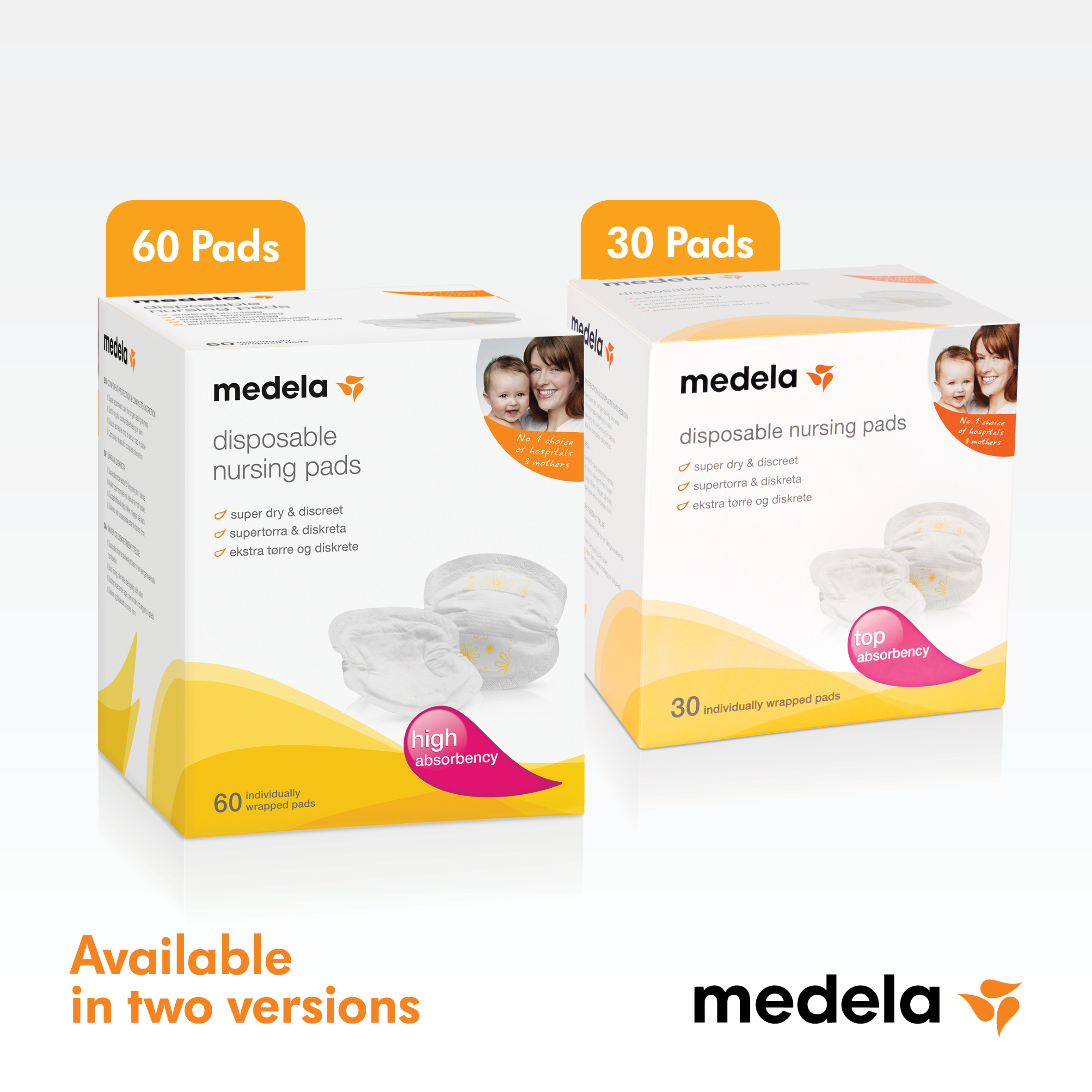 Medela Safe & Dry Ultra Thin Disposable Nursing Pads 60